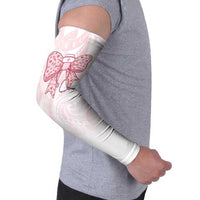 New Zealand Nurses RN Personalised Arm Sleeves Pink Stethoscope Coquette Bow Maori Motif LT9 - Polynesian Pride