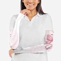 New Zealand Nurses RN Personalised Arm Sleeves Pink Stethoscope Coquette Bow Maori Motif LT9 - Polynesian Pride