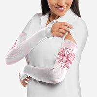 New Zealand Nurses RN Personalised Arm Sleeves Pink Stethoscope Coquette Bow Maori Motif LT9 - Polynesian Pride