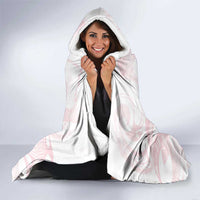 New Zealand Nurses RN Personalised Hooded Blanket Pink Stethoscope Coquette Bow Maori Motif