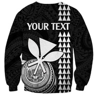 Custom Hawaii Sweatshirt King Kamehameha - White LT9 - Polynesian Pride