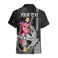 Custom Polynesian Hawaiian Shirt Hawaiian Warriors with Tribal Shark Tattoos - White LT9 - Polynesian Pride