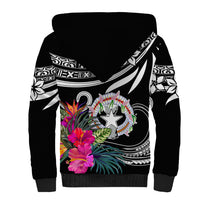 Northern Mariana Islands Sherpa Hoodie Happy Independence Day LT9 - Polynesian Pride