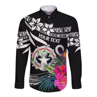 Custom Northern Mariana Islands Long Sleeve Button Shirt Happy Independence Day LT9 Unisex White - Polynesian Pride