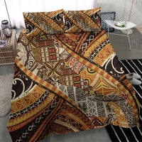 Hawaiian Style Tapa Bedding Set Vintage Seamless Pattern - Polynesian Pride