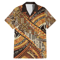 Hawaiian Style Tapa Family Matching Mermaid Dress and Hawaiian Shirt Vintage Seamless Pattern - Polynesian Pride