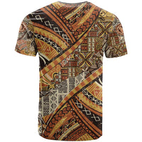 Hawaiian Style Tapa T Shirt Vintage Seamless Pattern - Polynesian Pride