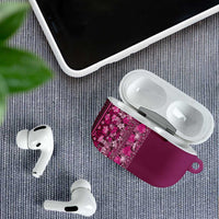 Hawaiian Tribal Elements Hibiscus AirPods Case Pink Pattern - Polynesian Pride