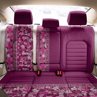 Hawaiian Tribal Elements Hibiscus Back Car Seat Cover Pink Pattern - Polynesian Pride