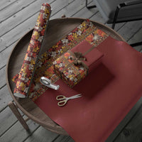 Hawaiian Tribal Elements Hibiscus Wrapping Paper Red Pattern - Polynesian Pride