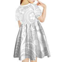 Lotu Tamaiti Samoan Polynesian Tribal Kid Short Sleeve Dress - Polynesian Pride