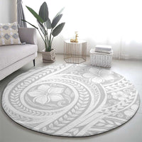 Lotu Tamaiti Samoan Polynesian Tribal Round Carpet - Polynesian Pride