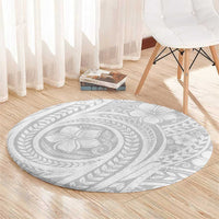 Lotu Tamaiti Samoan Polynesian Tribal Round Carpet - Polynesian Pride