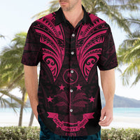 FSM Chuuk States Hawaiian Shirt Micronesia Vintage Polynesian Tribal Pink Version LT9 - Polynesian Pride