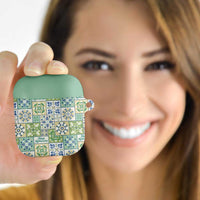 Mele Kalikimaka Hawaii Christmas AirPods Case Omaomao Seamless Floral Motif LT9 - Polynesian Pride