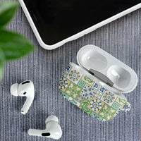 Mele Kalikimaka Hawaii Christmas AirPods Case Omaomao Seamless Floral Motif LT9 - Polynesian Pride