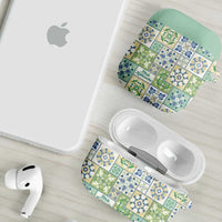 Mele Kalikimaka Hawaii Christmas AirPods Case Omaomao Seamless Floral Motif LT9 - Polynesian Pride