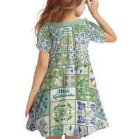 Mele Kalikimaka Hawaii Christmas Family Matching Long Sleeve Bodycon Dress and Hawaiian Shirt Omaomao Seamless Floral Motif - Polynesian Pride