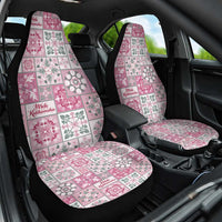 Mele Kalikimaka Hawaii Christmas Car Seat Cover Akala Seamless Floral Motif - Polynesian Pride
