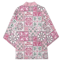 Mele Kalikimaka Hawaii Christmas Kimono Akala Seamless Floral Motif - Polynesian Pride