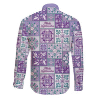 Mele Kalikimaka Hawaii Christmas Family Matching Puletasi and Hawaiian Shirt Poni Seamless Floral Motif - Polynesian Pride