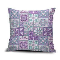 Mele Kalikimaka Hawaii Christmas Pillow Cover Poni Seamless Floral Motif - Polynesian Pride