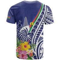 New Caledonia Kagu Bird T Shirt Polynesian Tropical Flowers LT9 - Polynesian Pride