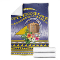 Tokelau Tuluma Blanket Polynesian Tropical Flowers