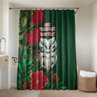 Maori Wheku Meri Kirihimete Personalised Bathroom Set All Green Indigenous Maori Motif - Polynesian Pride