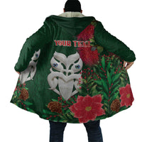 Maori Wheku Meri Kirihimete Personalised Cloak All Green Indigenous Maori Motif - Polynesian Pride