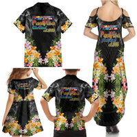 Pasifika Vibes Festival 2024 Auckland Family Matching Summer Maxi Dress and Hawaiian Shirt LT9 - Polynesian Pride