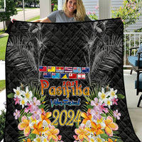 Pasifika Vibes Festival 2024 Auckland Quilt LT9 Black - Polynesian Pride