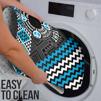 Personalised Aotearoa Niho Taniwha Motif Bathroom Set Blue Style LT9 - Polynesian Pride