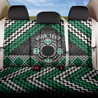 Personalised Aotearoa Niho Taniwha Motif Back Car Seat Cover Green Style