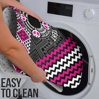 Personalised Aotearoa Niho Taniwha Motif Bathroom Set Pink Style LT9 - Polynesian Pride