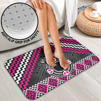 Personalised Aotearoa Niho Taniwha Motif Bathroom Set Pink Style LT9 - Polynesian Pride