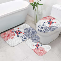 Kingdom of Uvea 1842-1860 Personalized Bathroom Set Wallis and Futuna Polynesian Tribal Pattern - Polynesian Pride