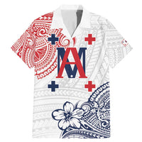 Kingdom of Uvea 1842-1860 Personalized Family Matching Mermaid Dress and Hawaiian Shirt Wallis and Futuna Polynesian Tribal Pattern