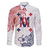 Kingdom of Uvea 1842-1860 Personalized Family Matching Short Sleeve Bodycon Dress and Hawaiian Shirt Wallis and Futuna Polynesian Tribal Pattern