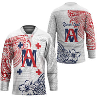 Kingdom of Uvea 1842-1860 Personalized Hockey Jersey Wallis and Futuna Polynesian Tribal Pattern LT9 - Polynesian Pride