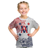 Kingdom of Uvea 1842-1860 Personalized Kid T Shirt Wallis and Futuna Polynesian Tribal Pattern