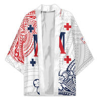 Kingdom of Uvea 1842-1860 Personalized Kimono Wallis and Futuna Polynesian Tribal Pattern - Polynesian Pride