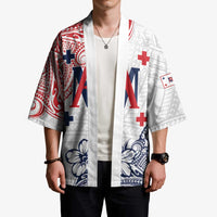 Kingdom of Uvea 1842-1860 Personalized Kimono Wallis and Futuna Polynesian Tribal Pattern - Polynesian Pride