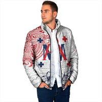 Kingdom of Uvea 1842-1860 Personalized Padded Jacket Wallis and Futuna Polynesian Tribal Pattern - Polynesian Pride