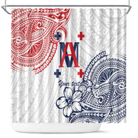 Kingdom of Uvea 1842-1860 Personalized Shower Curtain Wallis and Futuna Polynesian Tribal Pattern