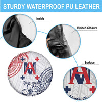 Kingdom of Uvea 1842-1860 Personalized Spare Tire Cover Wallis and Futuna Polynesian Tribal Pattern