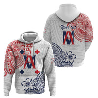 Kingdom of Uvea 1842-1860 Personalized Zip Hoodie Wallis and Futuna Polynesian Tribal Pattern