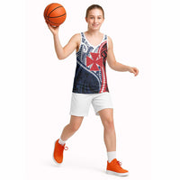 Kingdom of Uvea 1860-1886 Personalized Basketball Jersey Wallis and Futuna Polynesian Tribal Pattern - Polynesian Pride