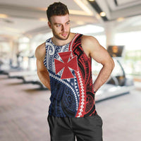 Kingdom of Uvea 1860-1886 Personalized Men Tank Top Wallis and Futuna Polynesian Tribal Pattern