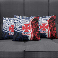 Kingdom of Uvea 1860-1886 Personalized Pillow Cover Wallis and Futuna Polynesian Tribal Pattern - Polynesian Pride